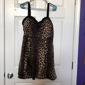 Hell Bunny Jaguar Print Dress
